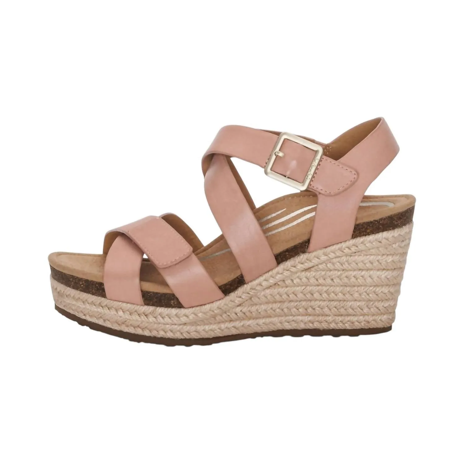 Women's Anna Orthopedic Wedge Sandals In Rose