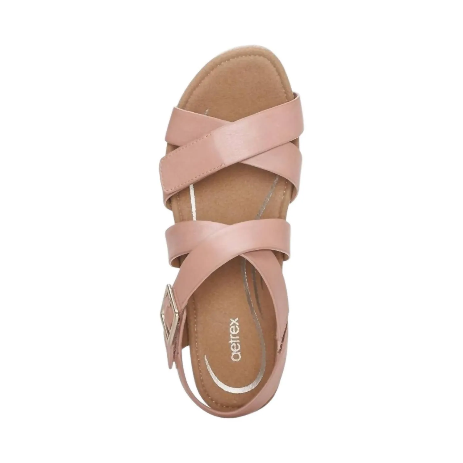 Women's Anna Orthopedic Wedge Sandals In Rose