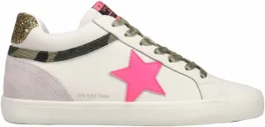 Women's Bounce Camo Glitter Sneakers In White