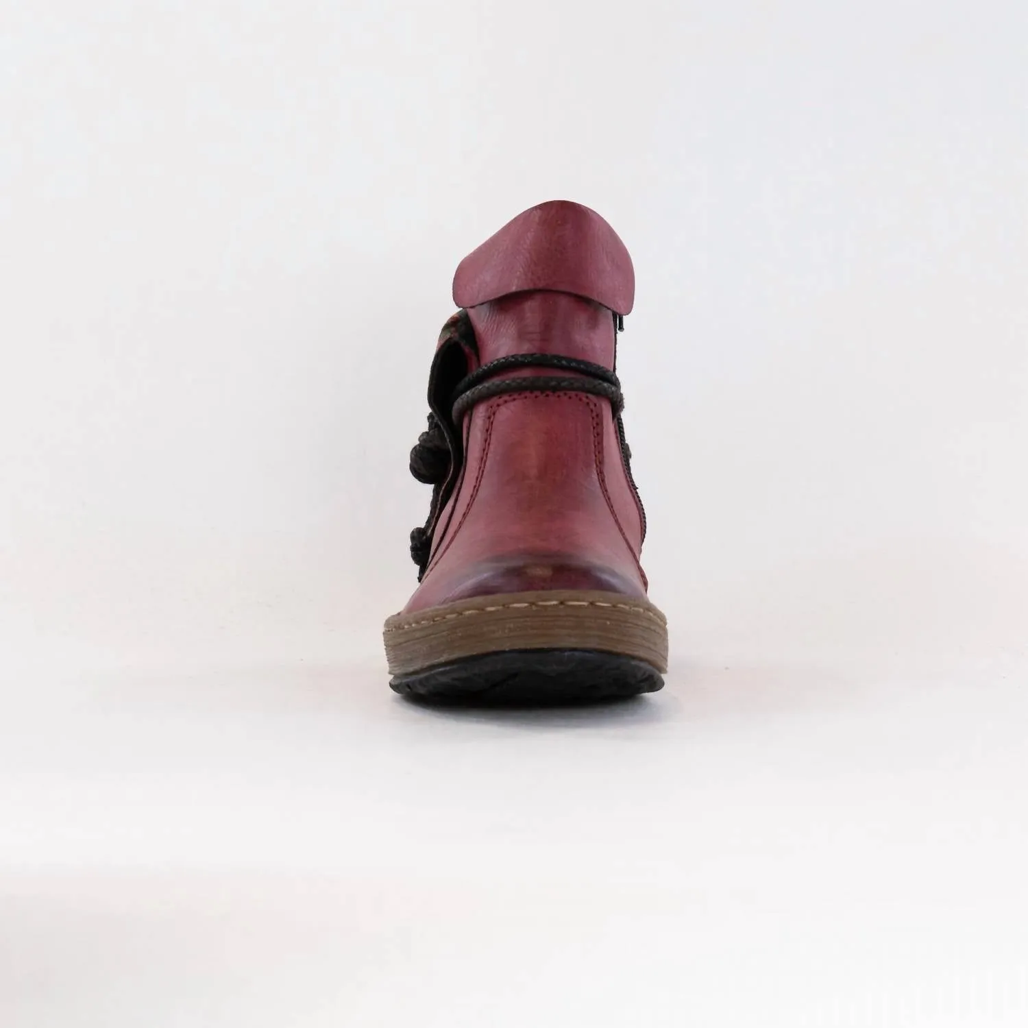 Women's Casual Ankle Boots In Red