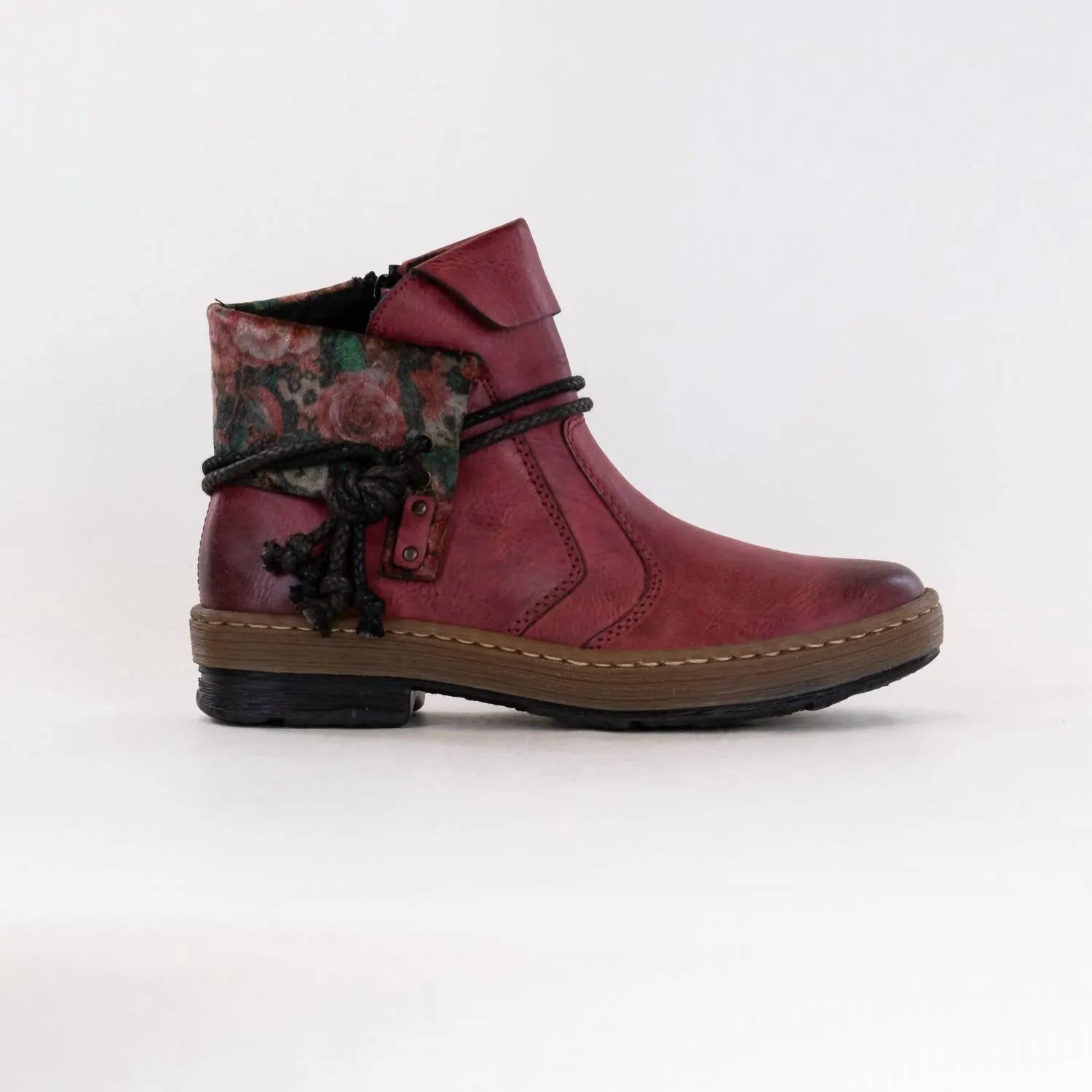 Women's Casual Ankle Boots In Red