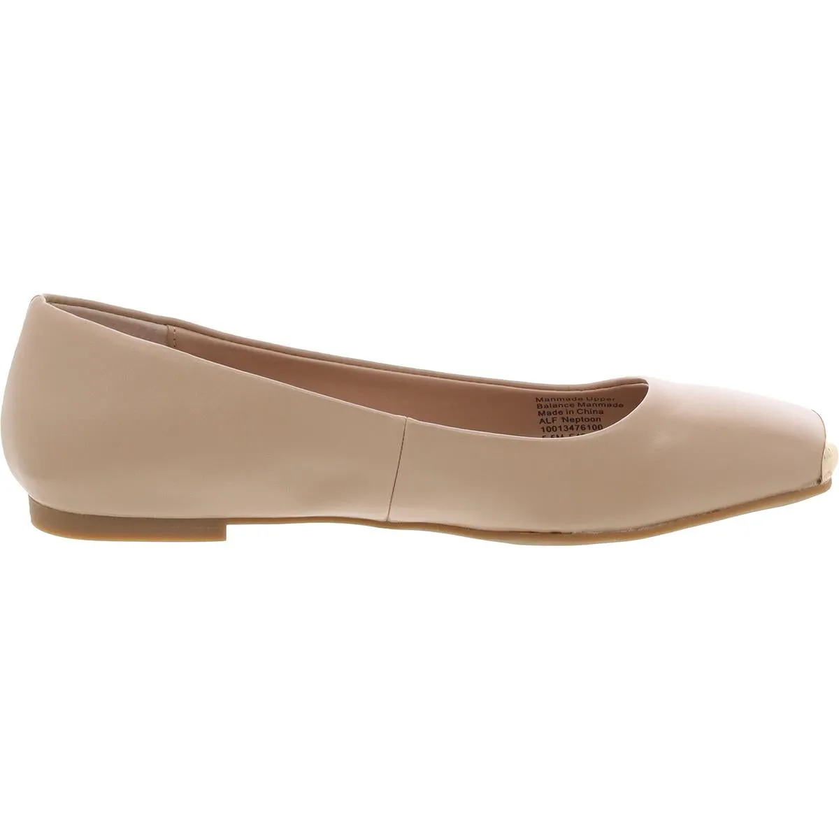 Womens Embellished Manmade Ballet Flats