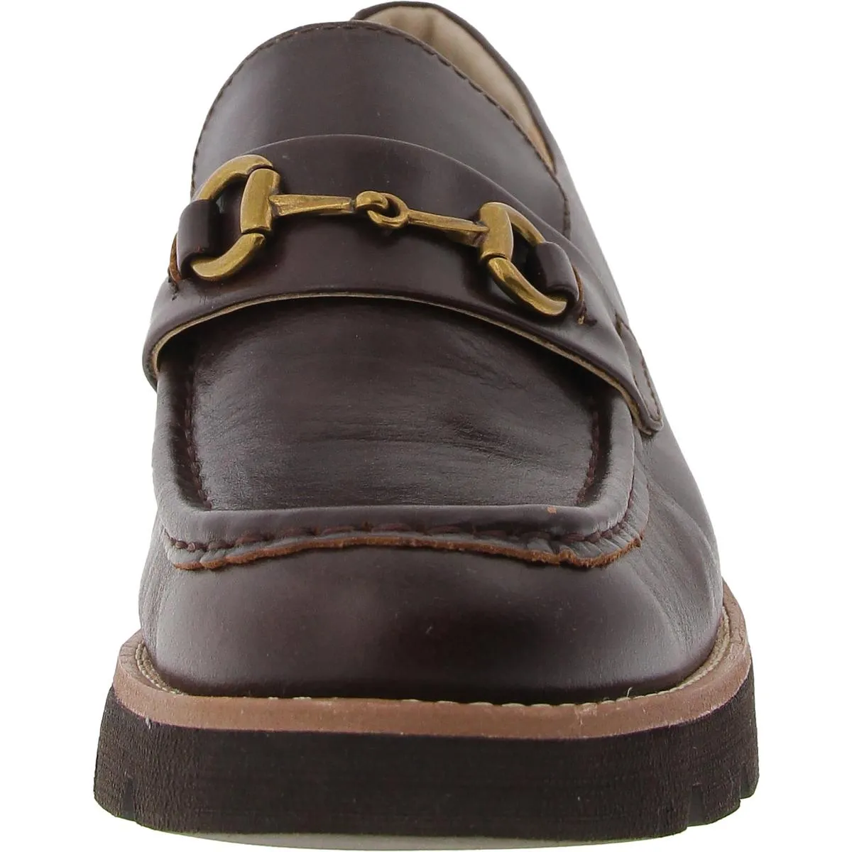 Womens Embellished Manmade Loafers