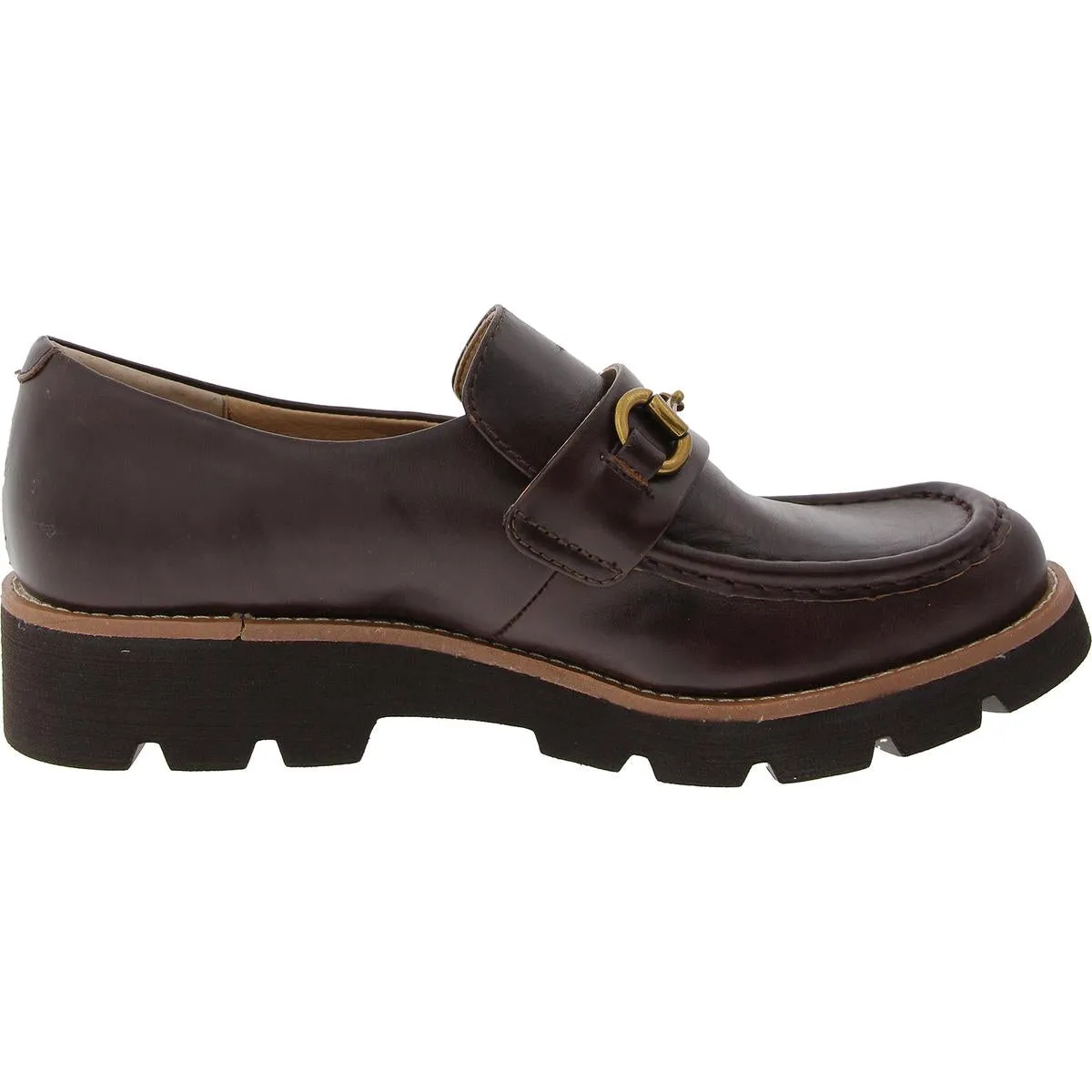 Womens Embellished Manmade Loafers