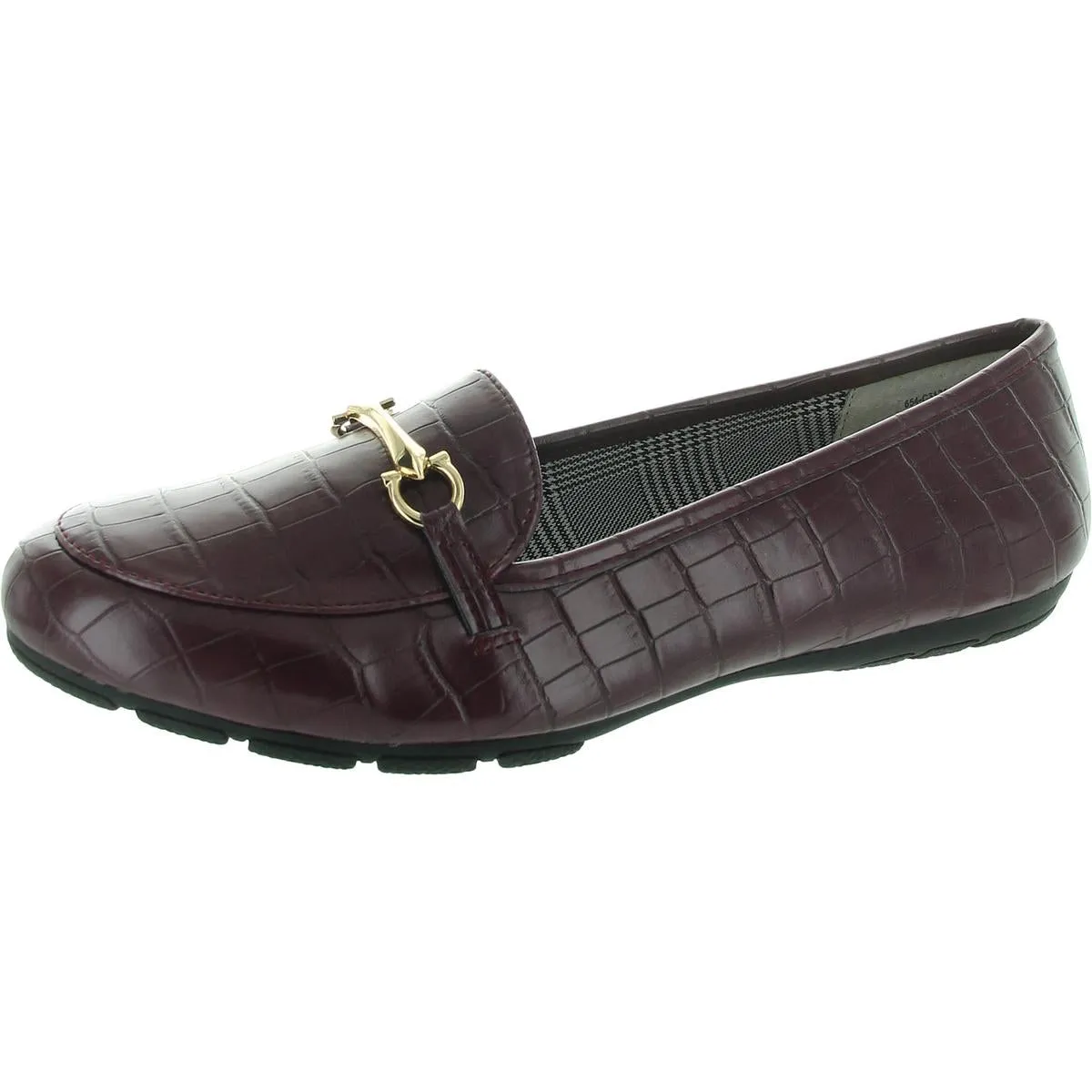 Womens Embellished Manmade Loafers