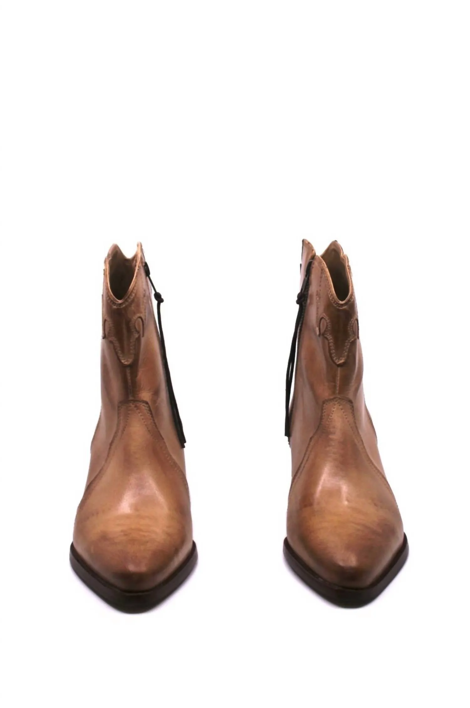 Women's Frontier Western Boot In Distressed Tan