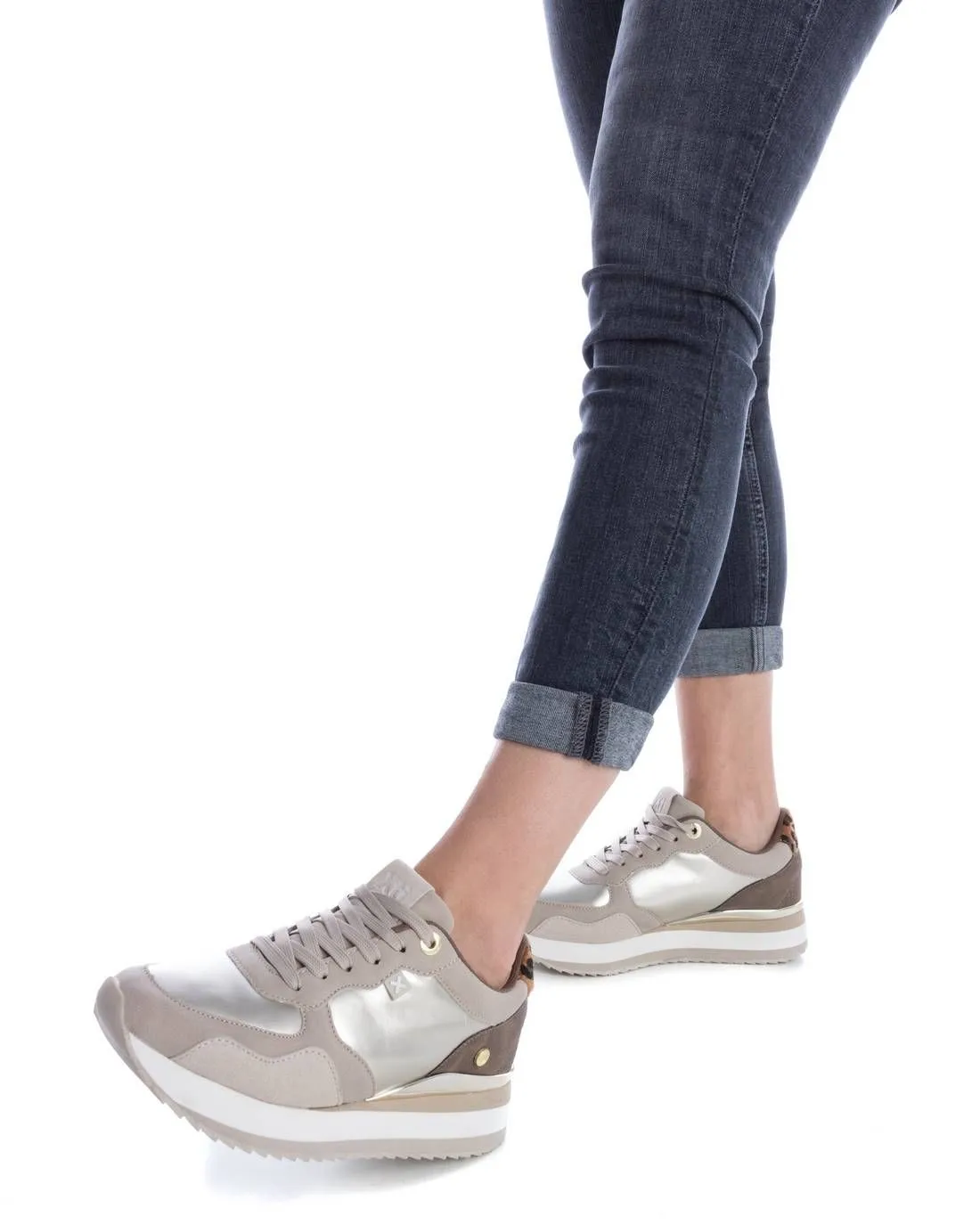 Women's Lace-Up Sneakers By XTI