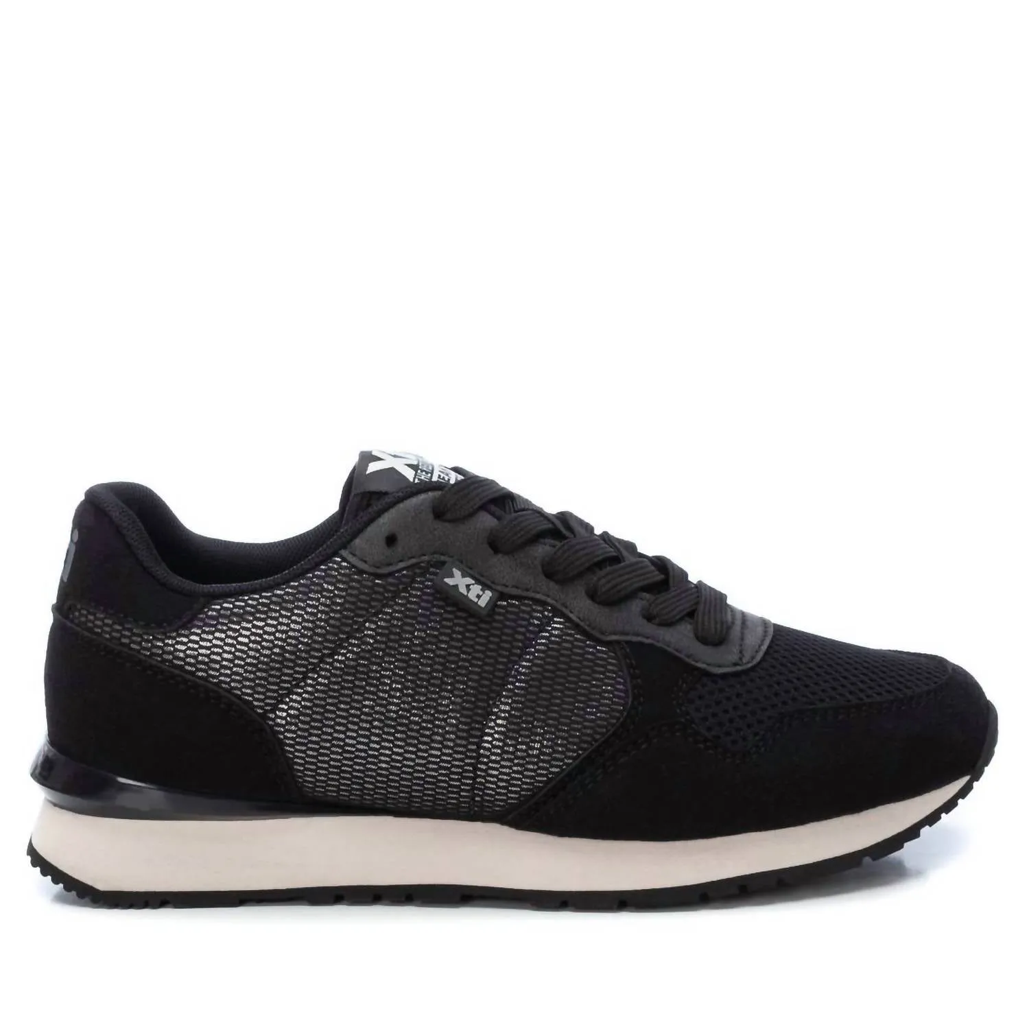 Women's Lace-Up Sneakers In Black