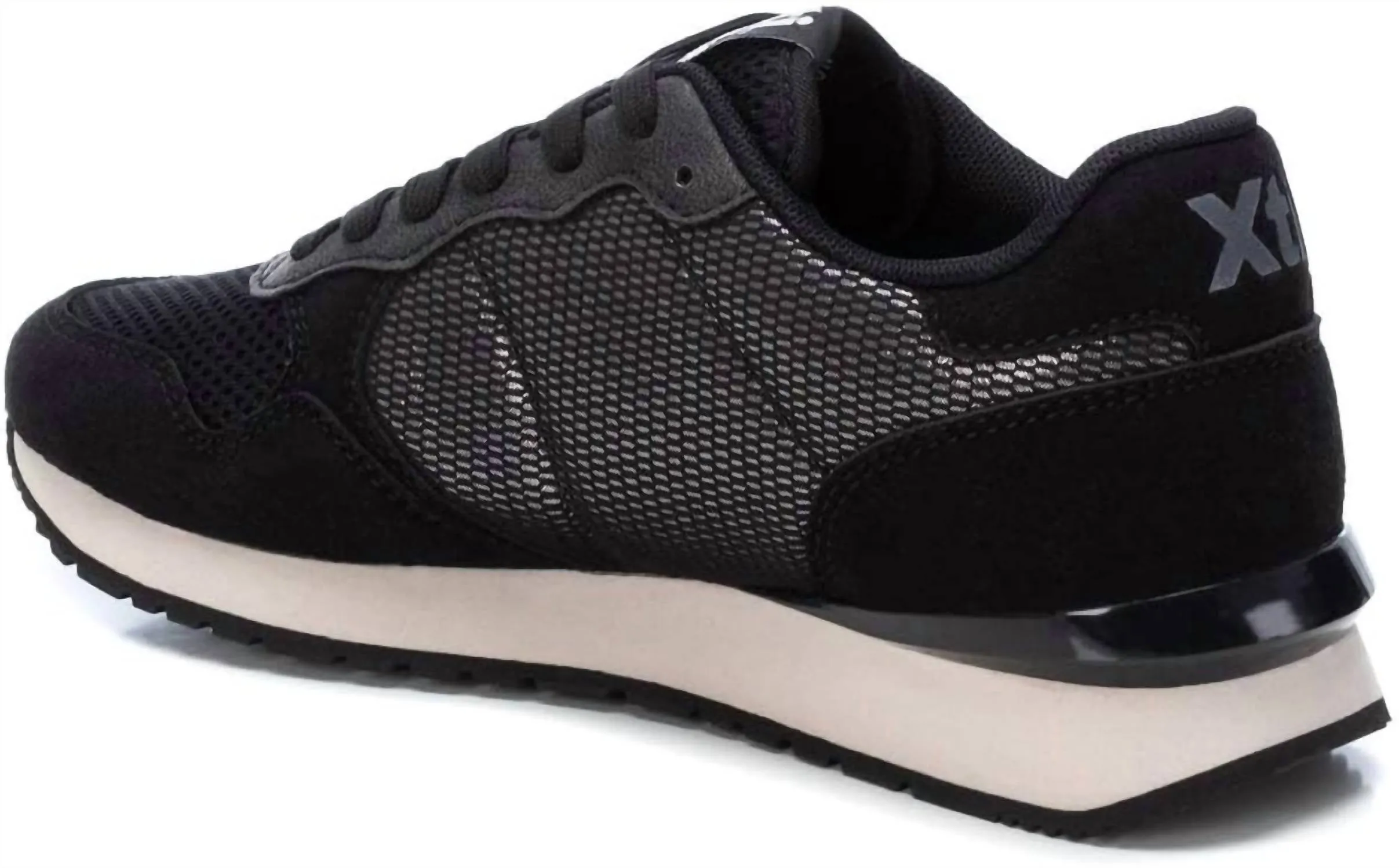 Women's Lace-Up Sneakers In Black
