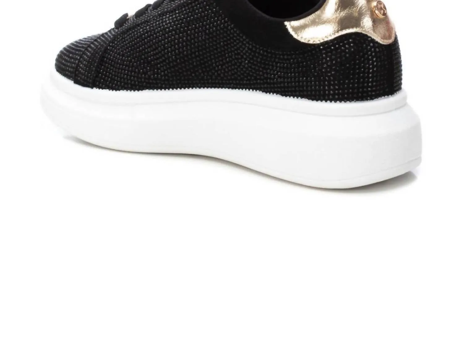 Women's Lace-Up Sneakers In Black