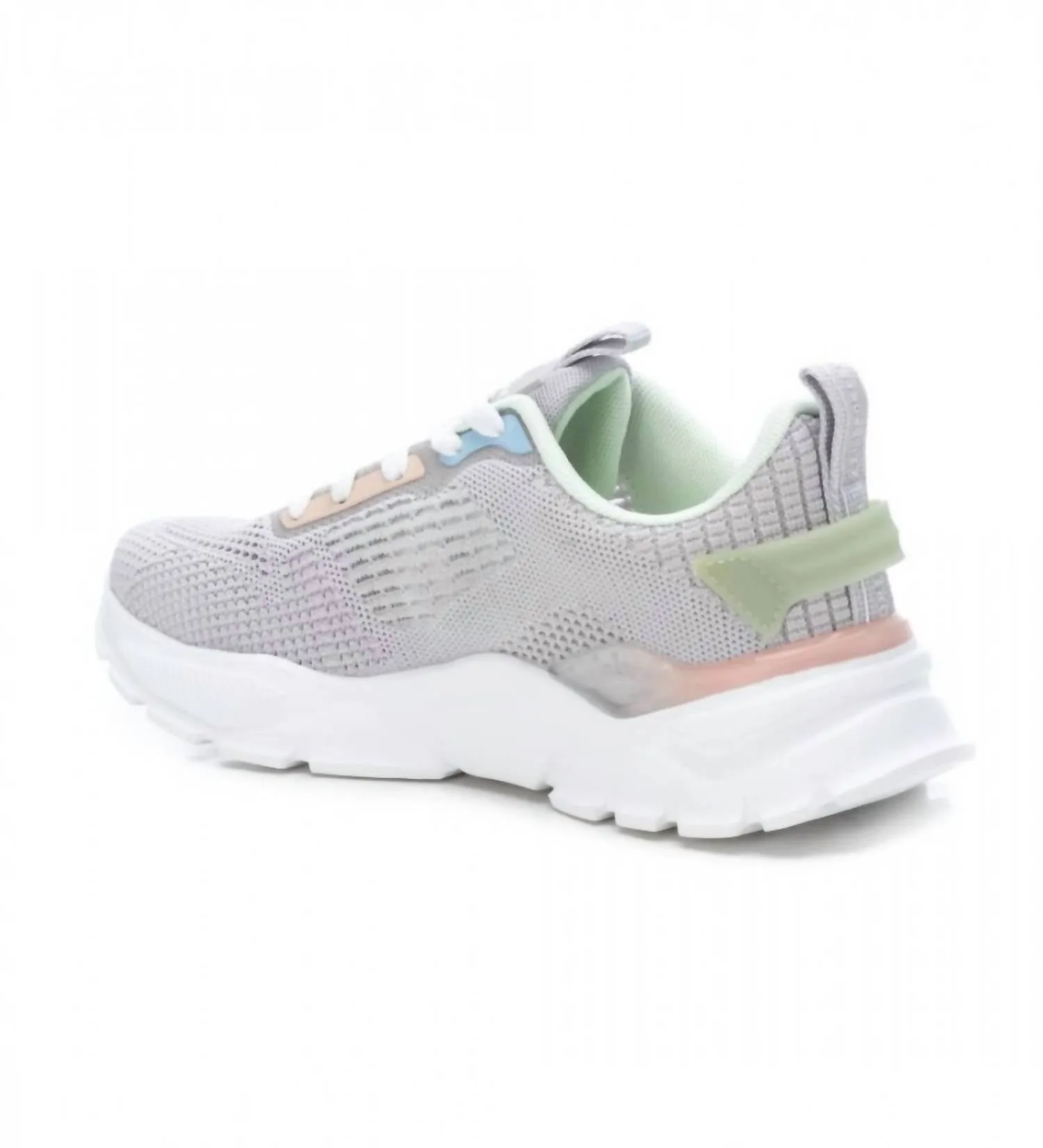 Women's Lace-Up Sneakers In Grey