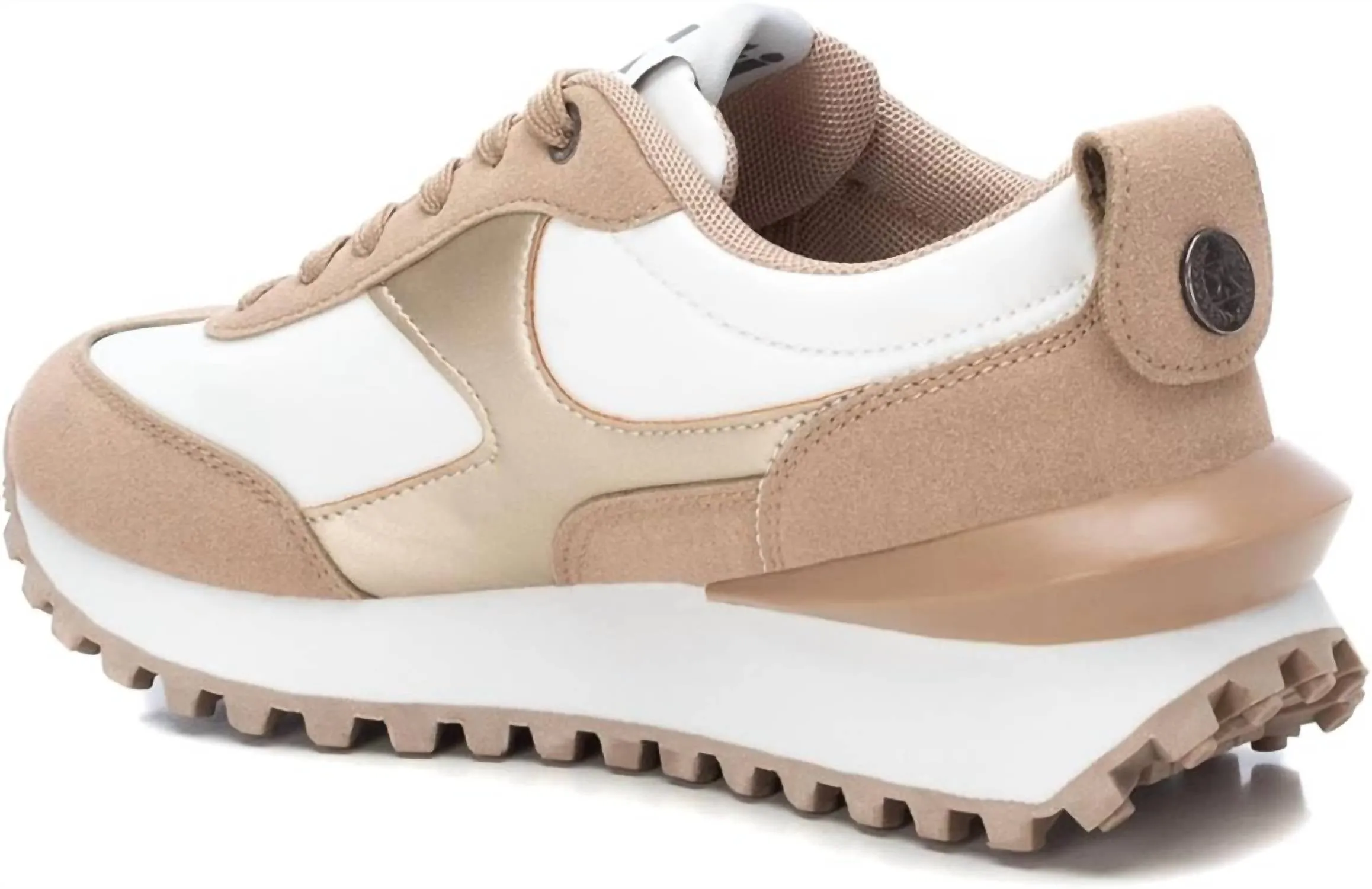 Women's Lace-Up Sneakers In White