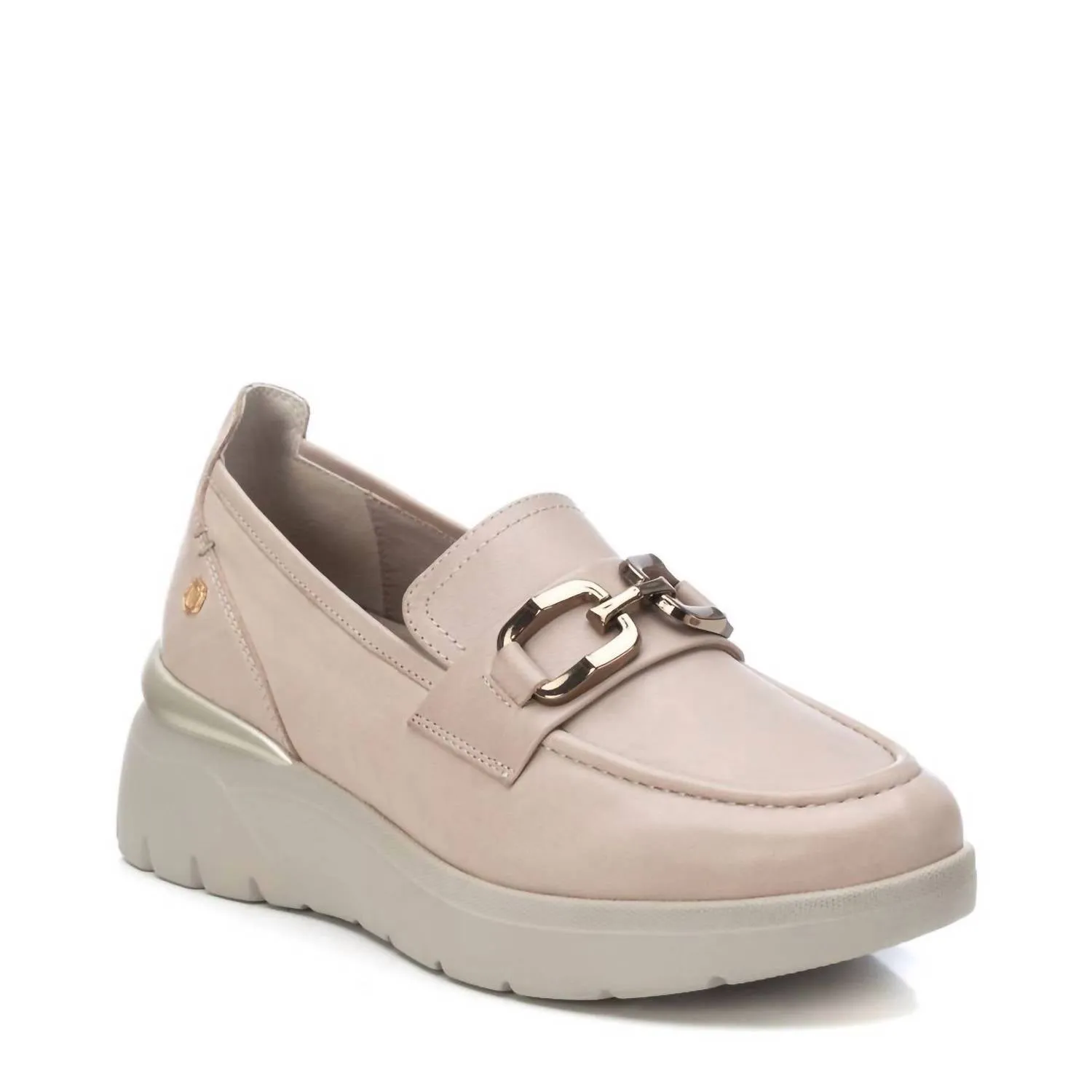 Women's Leather Moccasins In Ice