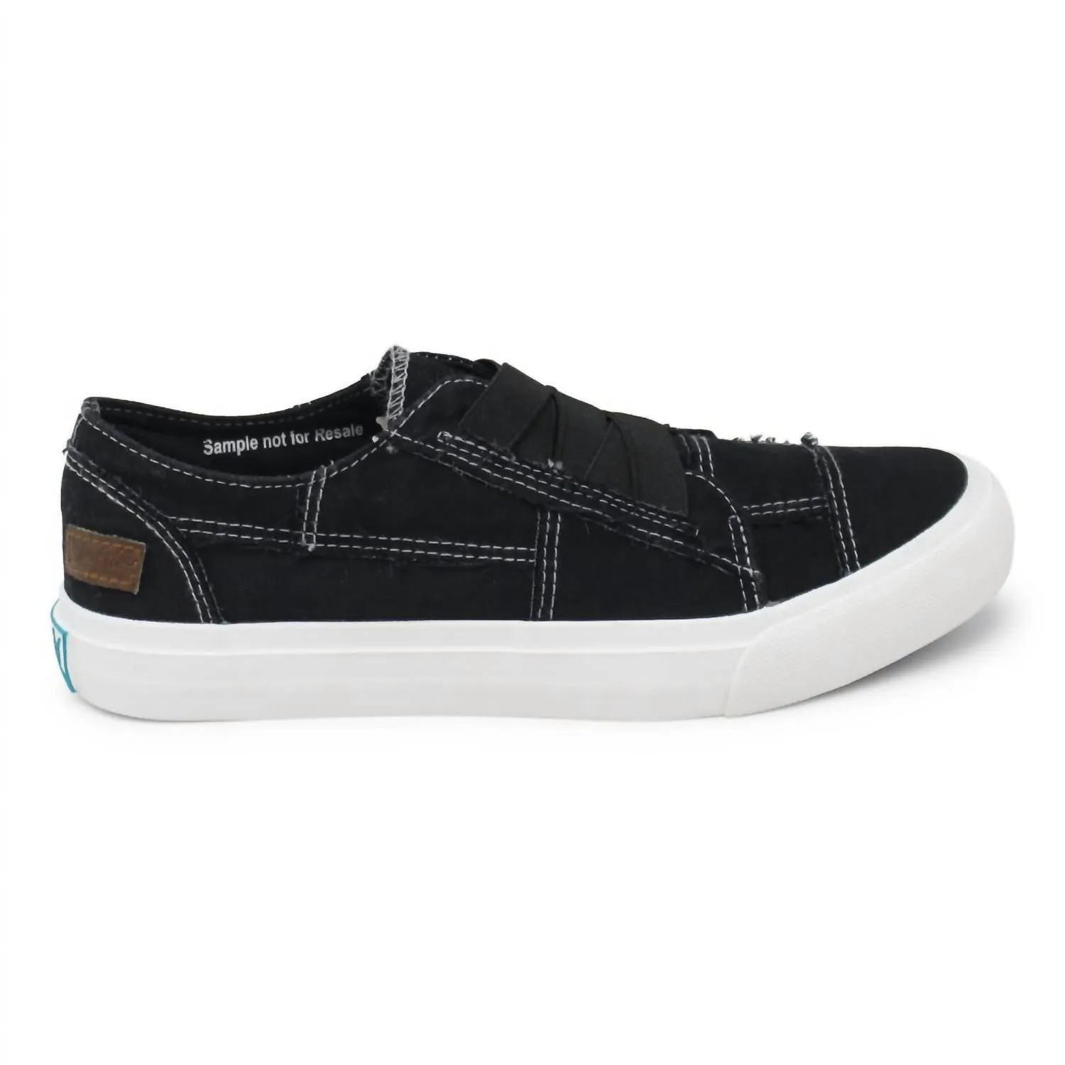 Women's Marley Sneaker In Black Washed Canvas