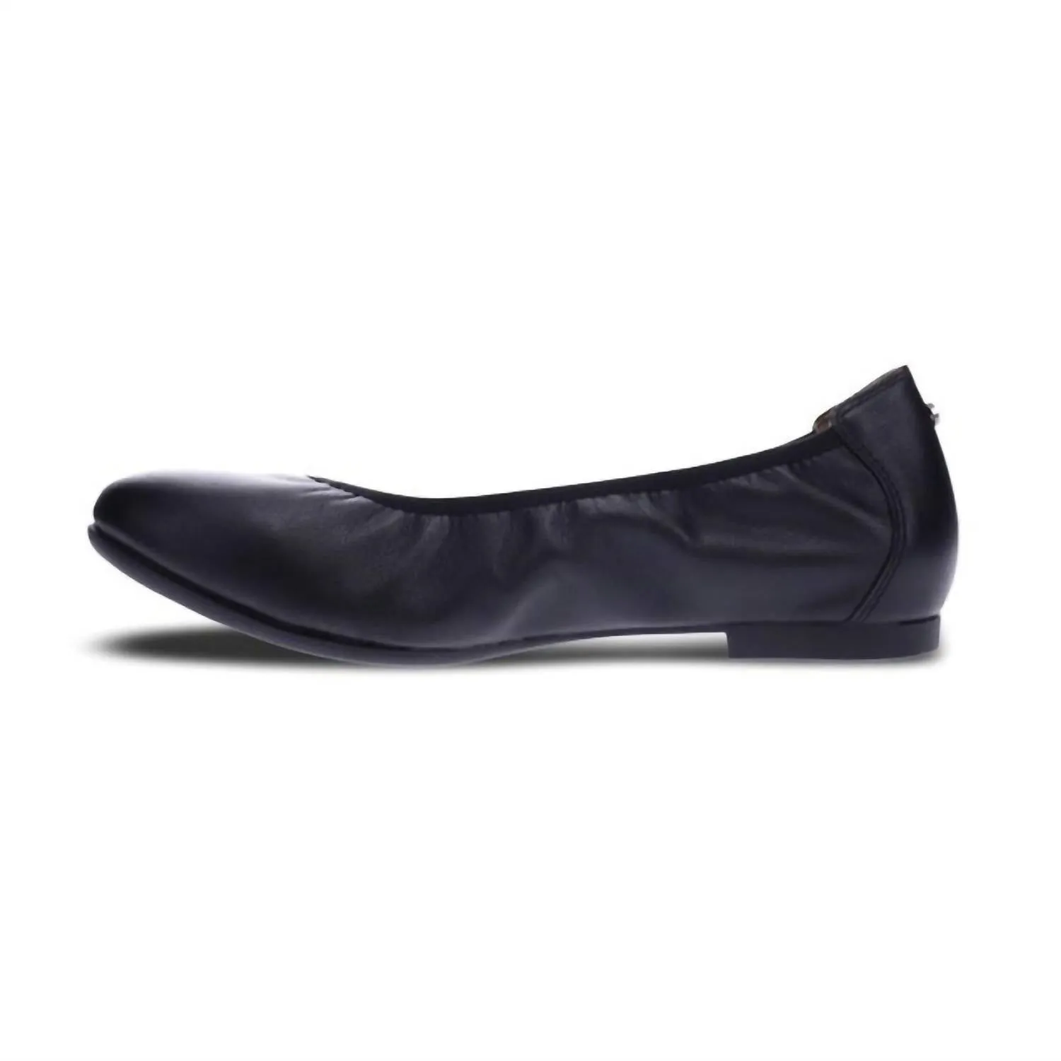 Women's Nairobi Ballet Flat In Black Lizard/onyx