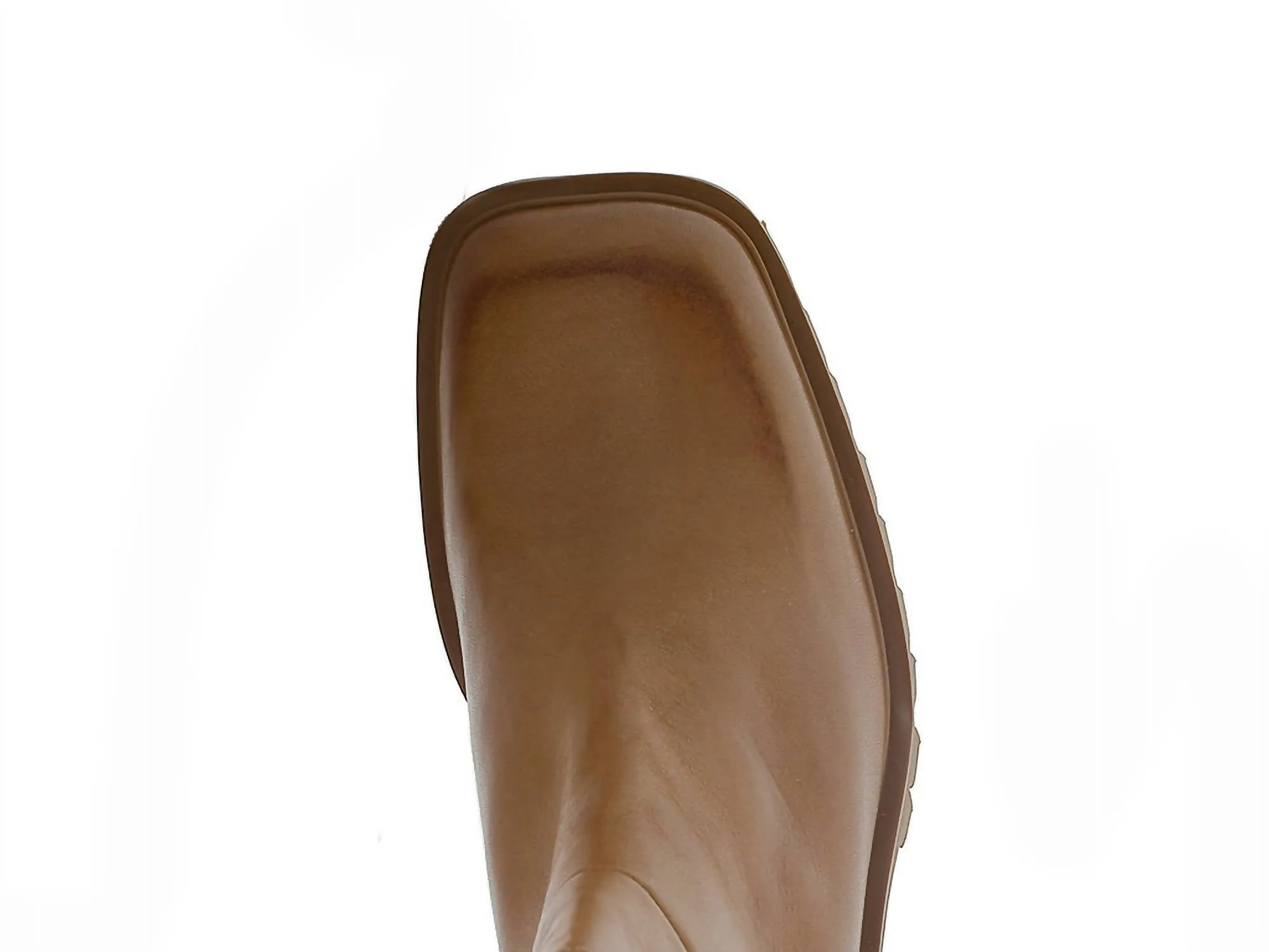 Women's Navi Over The Ankle Boot In Tan Leather