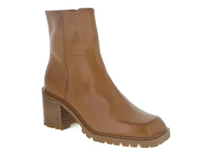 Women's Navi Over The Ankle Boot In Tan Leather