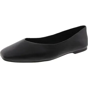 Womens Padded Insole Leather Ballet Flats