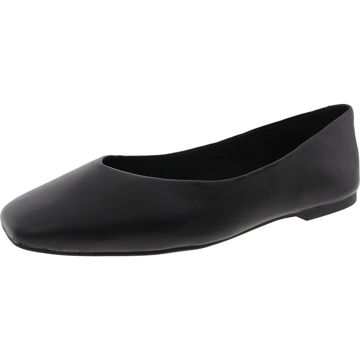 Womens Padded Insole Leather Ballet Flats