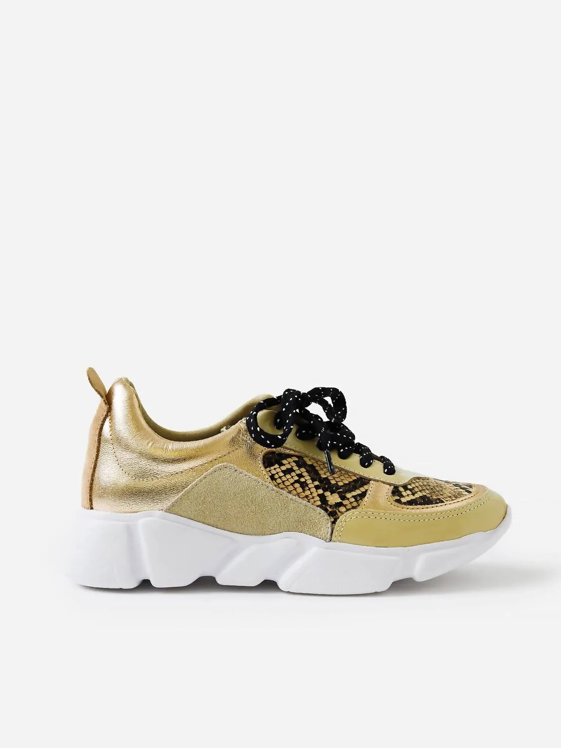 Women's Palmer Sneaker In Natural Snake