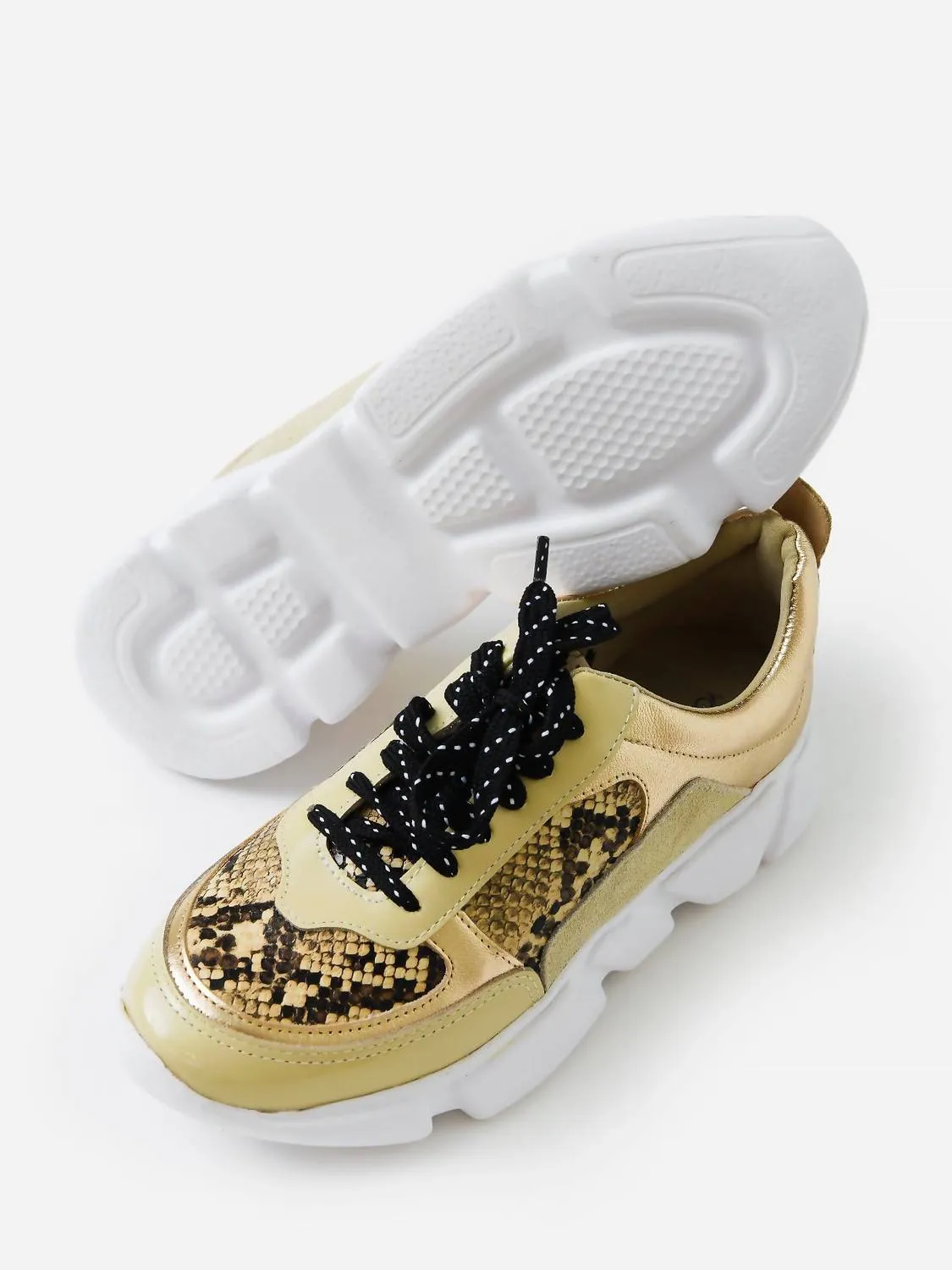 Women's Palmer Sneaker In Natural Snake