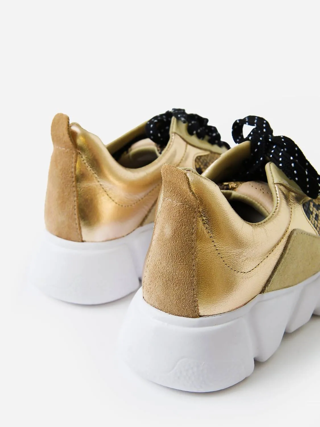Women's Palmer Sneaker In Natural Snake