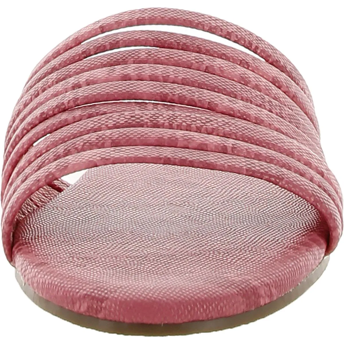 Womens Slip On Open Toe Flatform Sandals