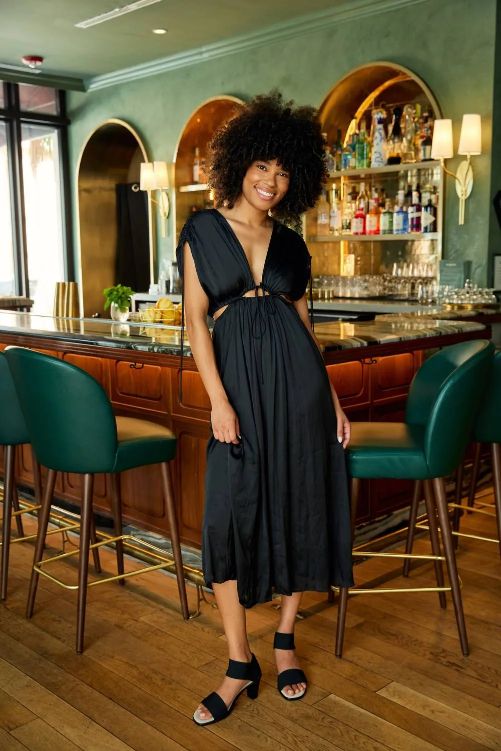 Women's Telfair Cocktail Sandal In Black