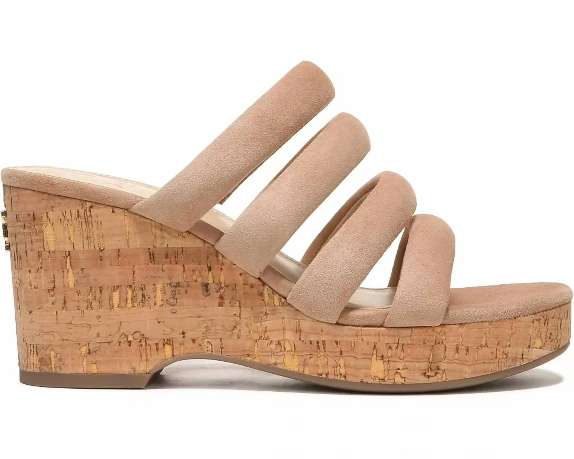 Women's Yuki Suede Wedge Sandals In Caramel Suede
