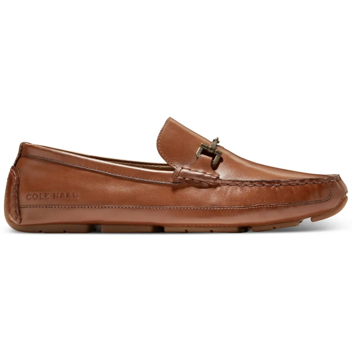Wyatt Mens Faux Leather Slip On Loafers