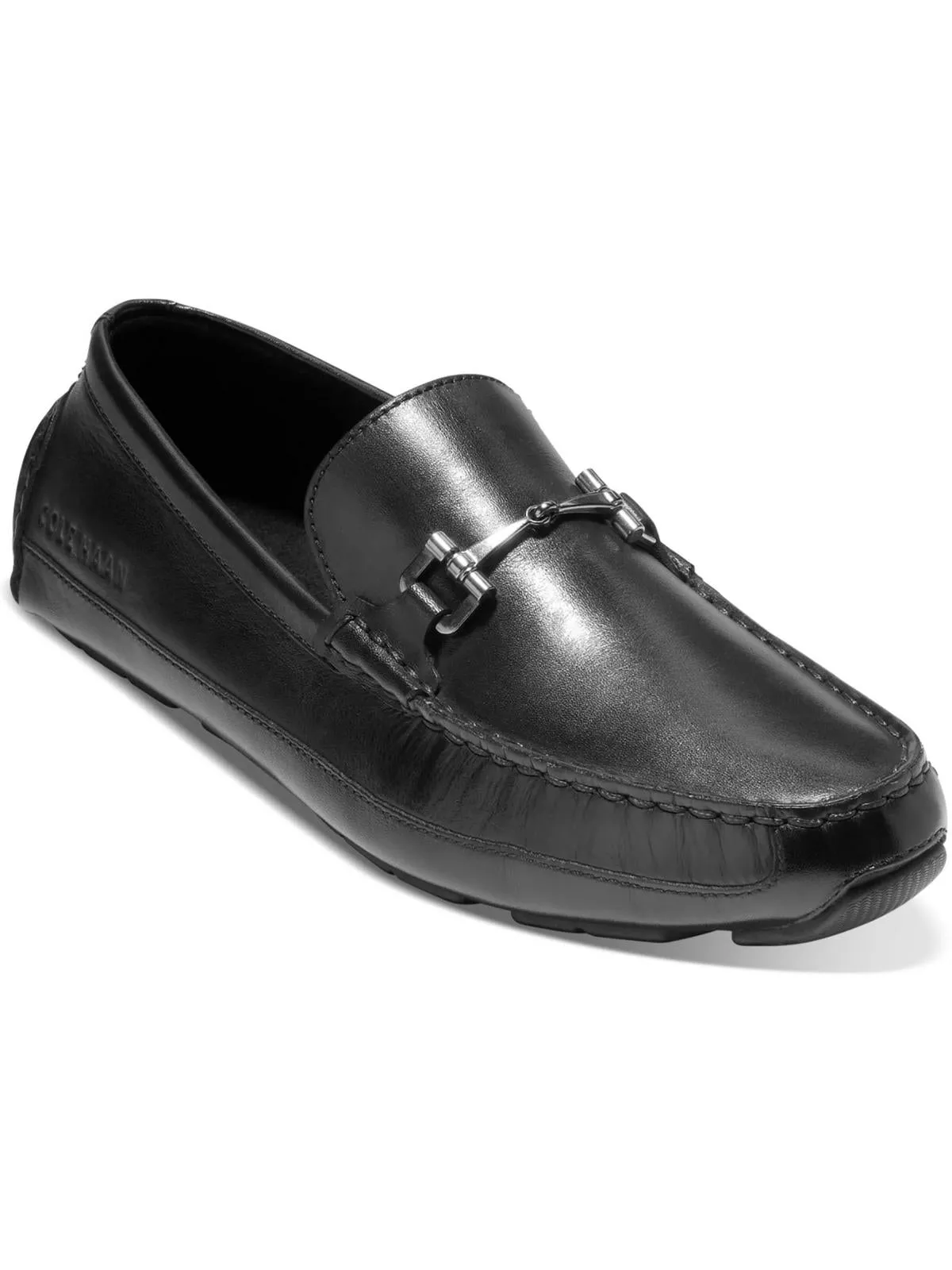 Wyatt Mens Faux Leather Slip On Loafers