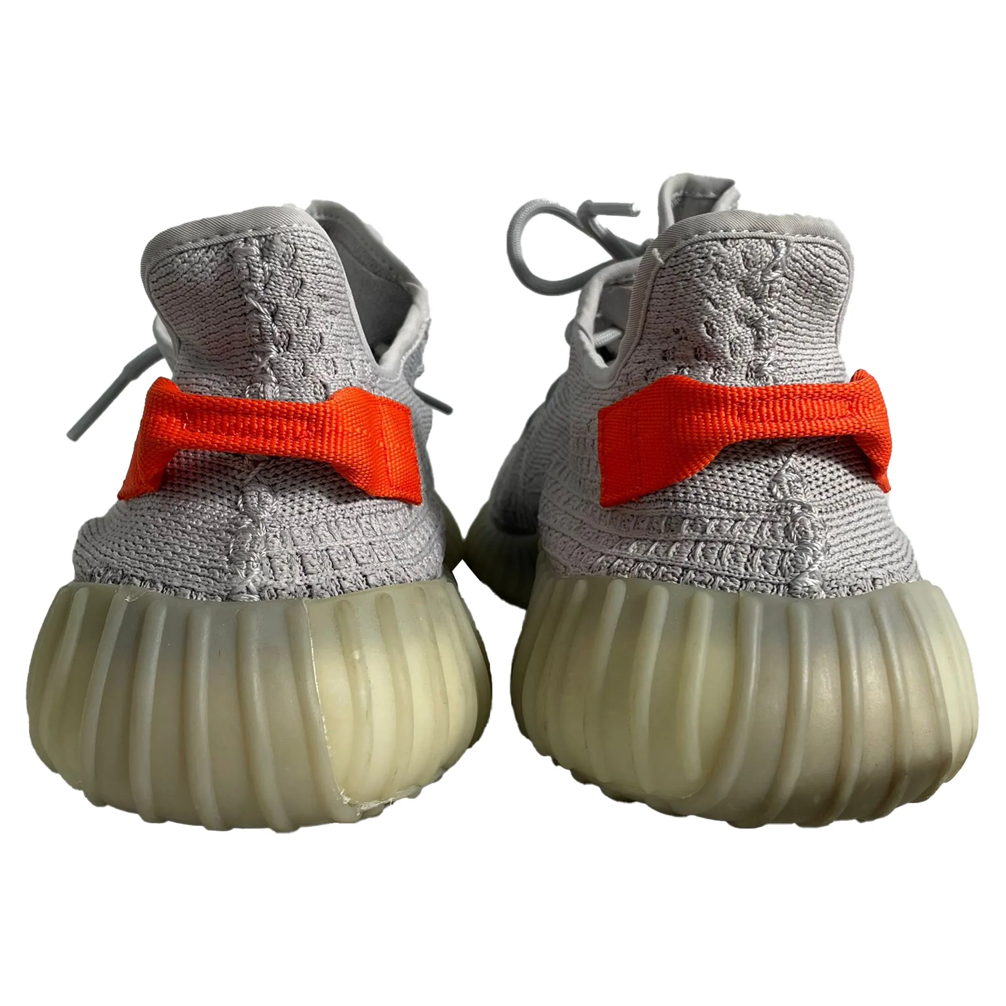 Yeezy x Adidas Boost 350 V2 Tail Light Sneakers in Grey Polyester